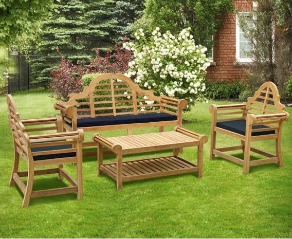 Geneva Teak Garden Furniture Set